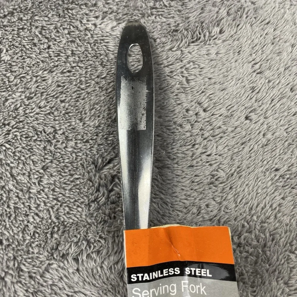 Stainless Steel Large Serving Fork Hanging Handle 9